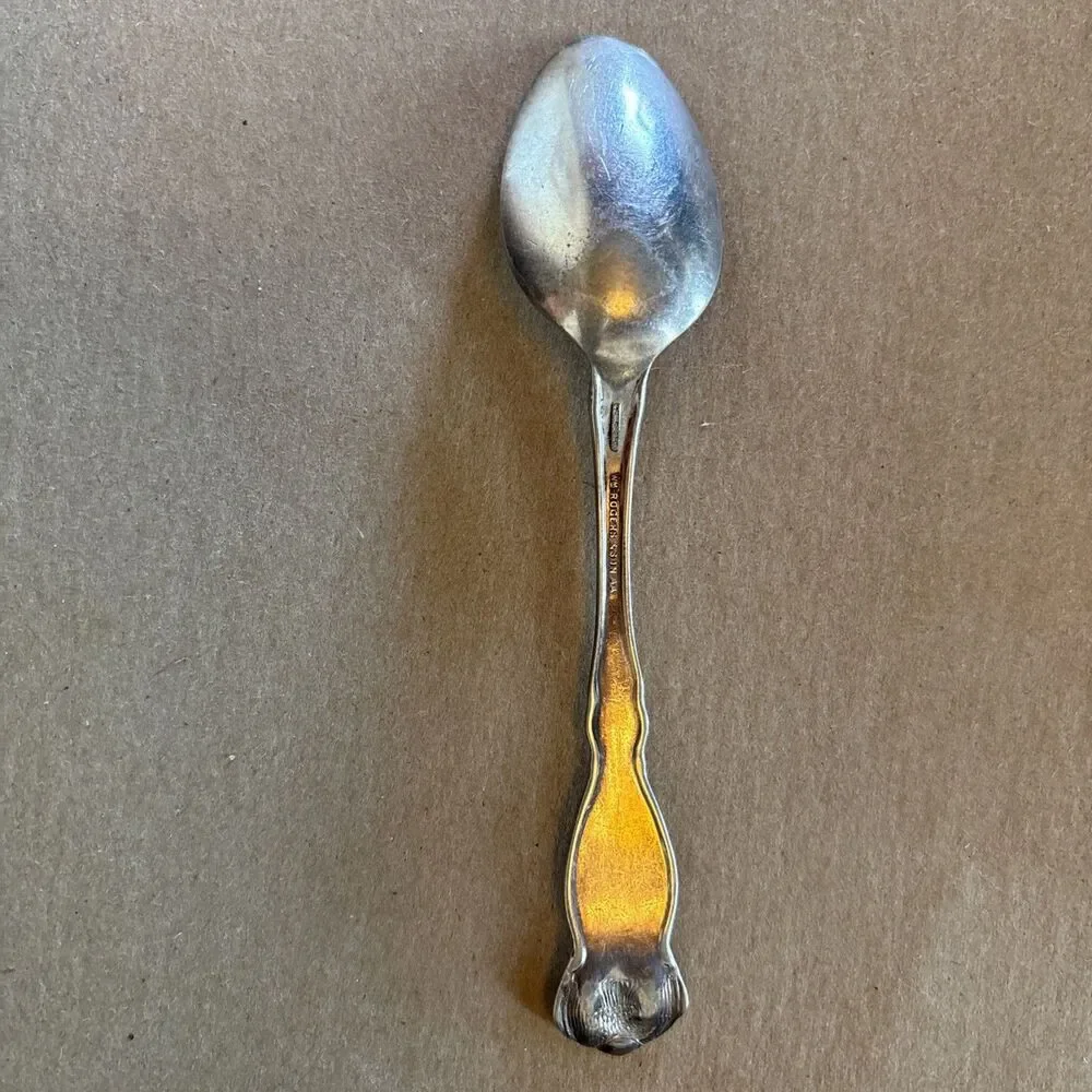 Wm Rogers And Sons Vintage Ohio Souvenir Commemorative Spoon Silver Plate
